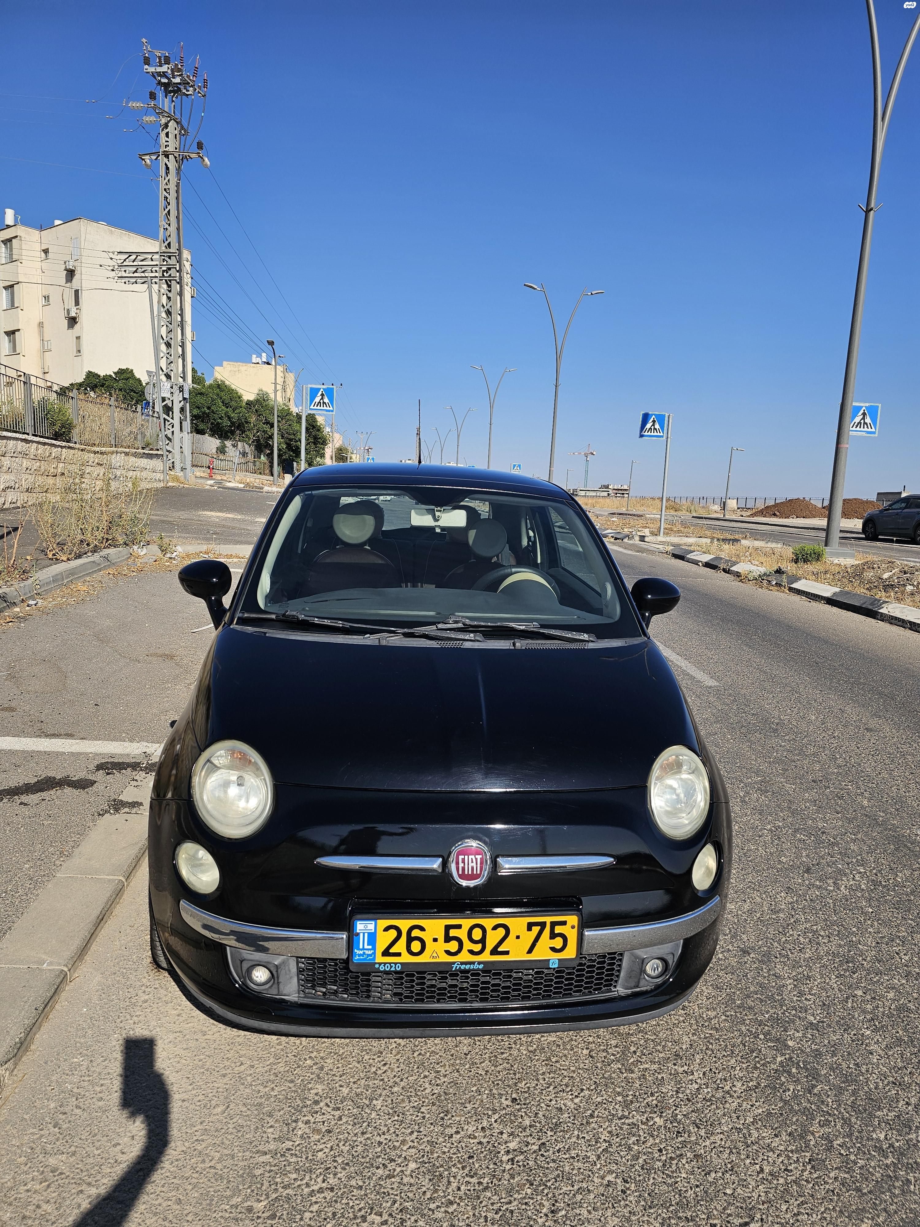 מודעת רכב פיאט 500