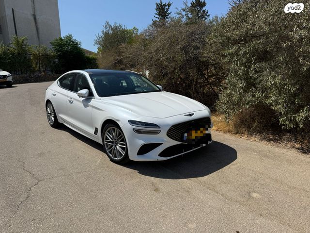 מודעת רכב ג'נסיס G70