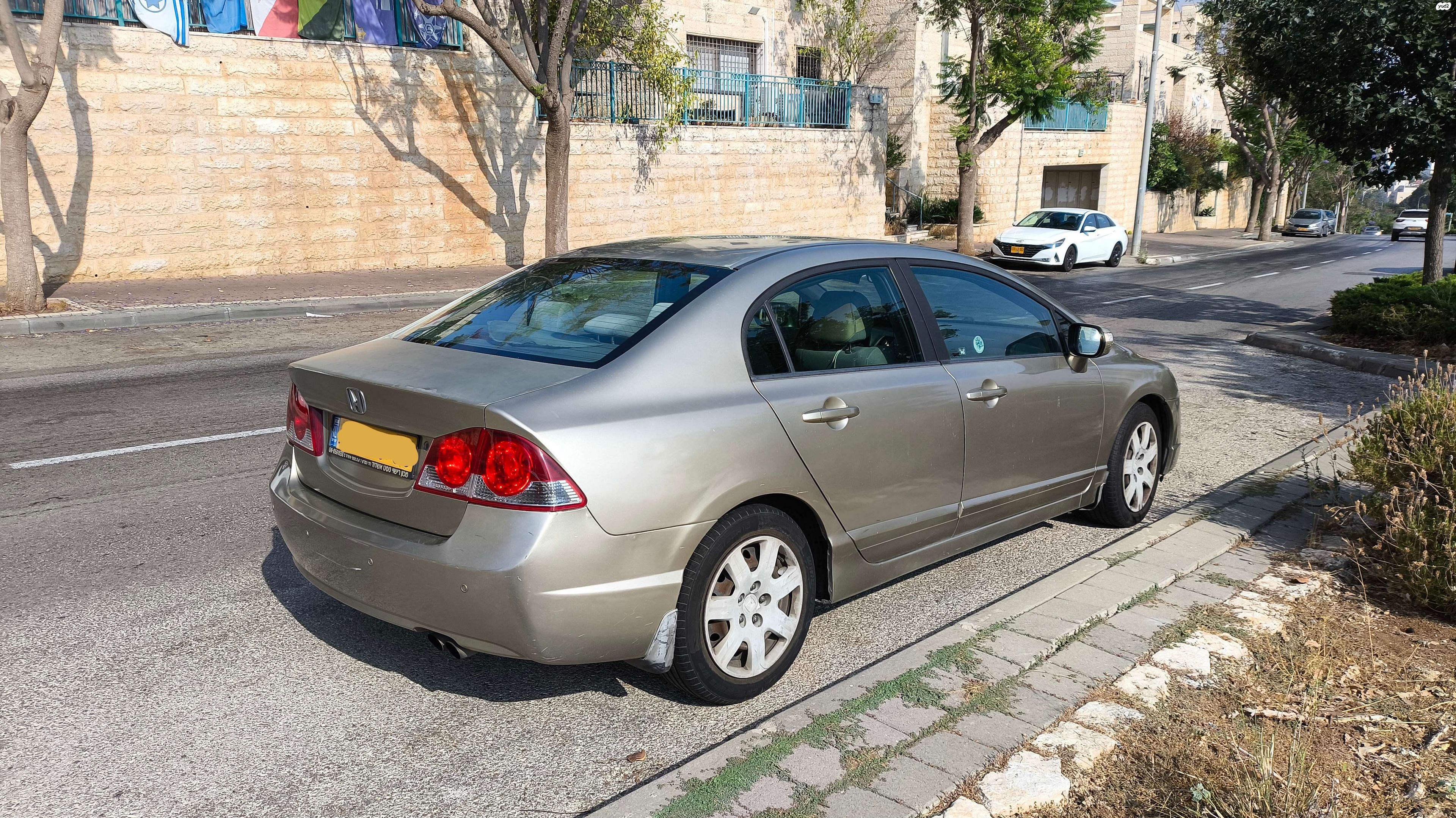 מודעת רכב הונדה סיוויק