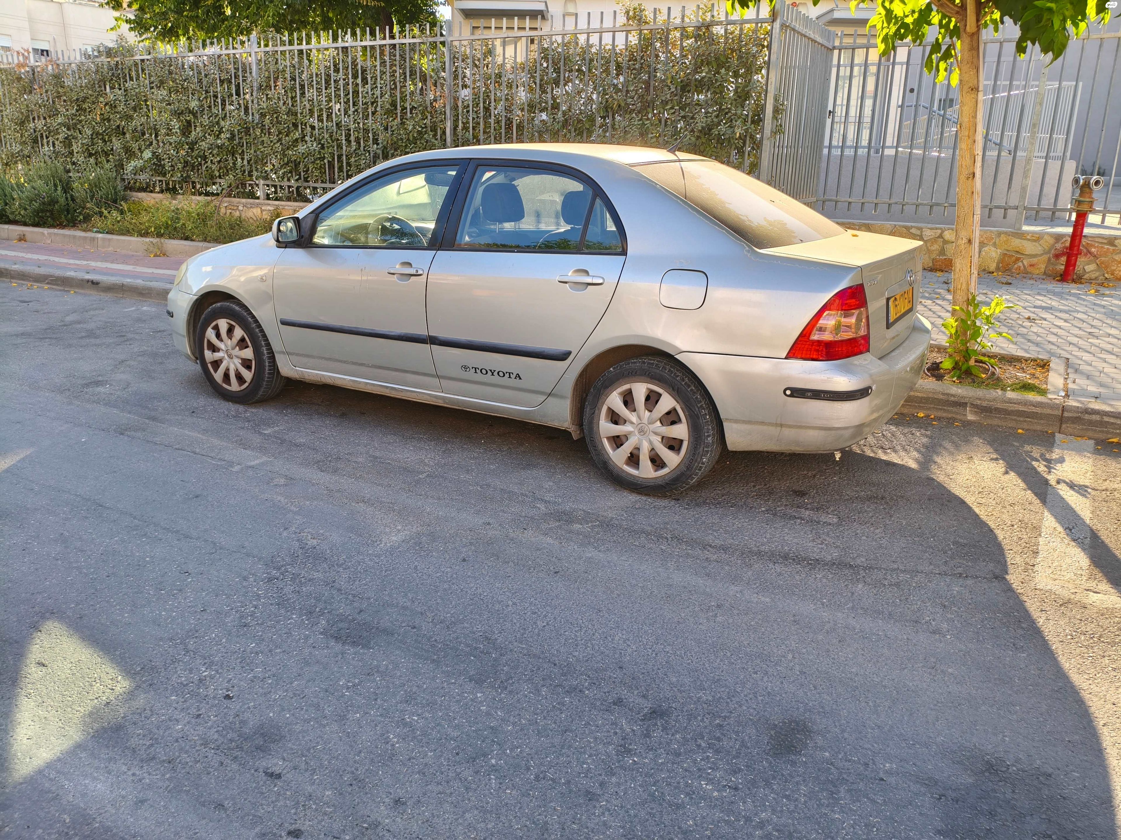 מודעת רכב טויוטה קורולה