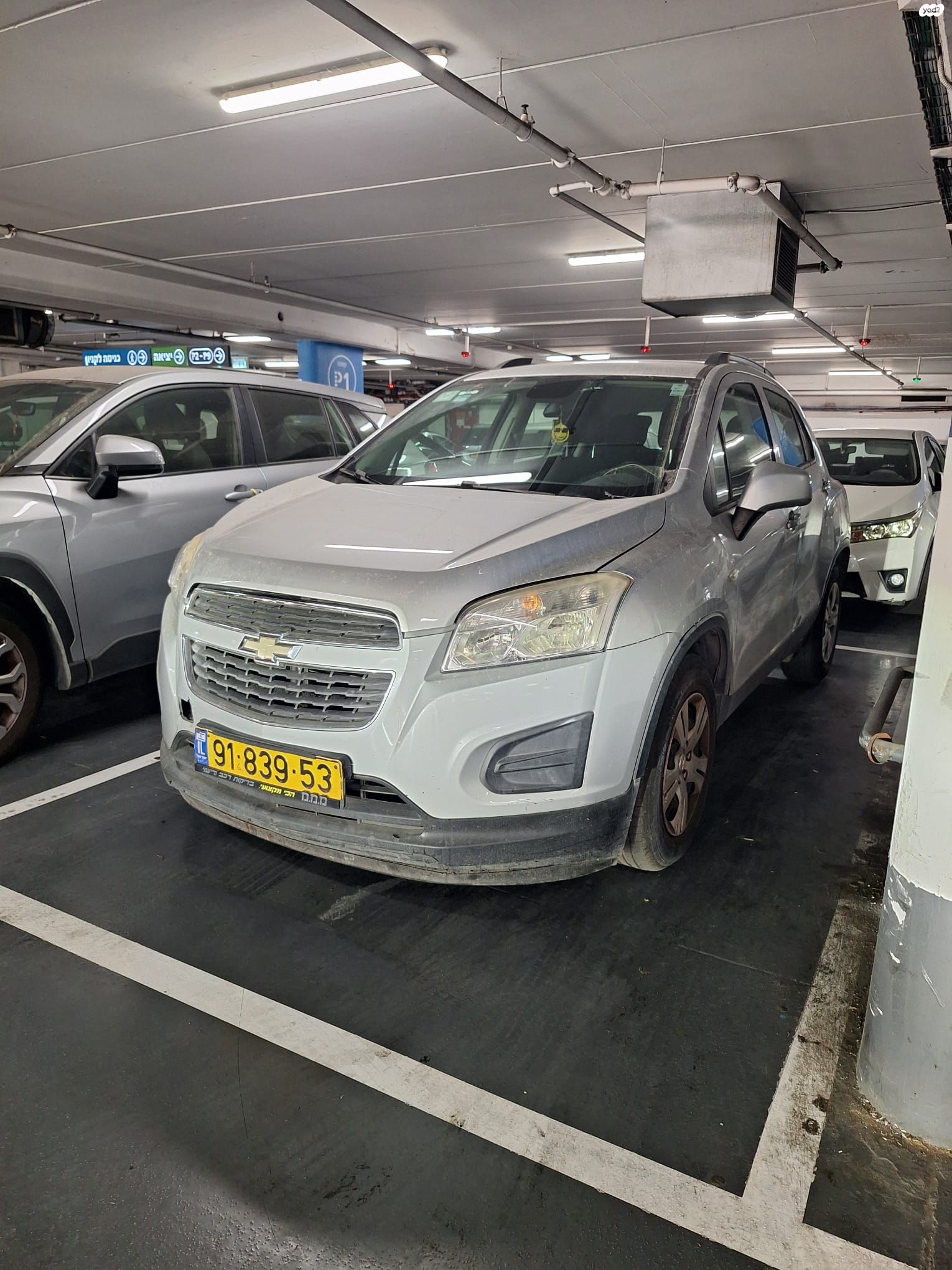 מודעת רכב שברולט טראקס