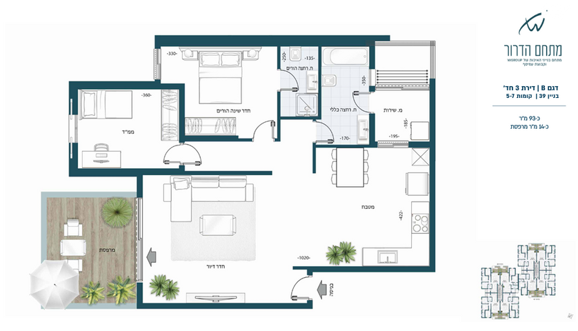 דירה, הדרור, נאות בן גוריון, יבנה