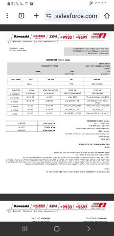 מודעת רכב סאן יאנג ADX400