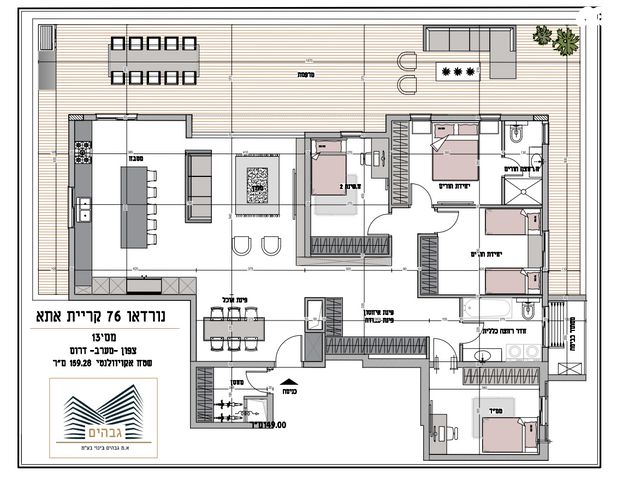גג/ פנטהאוז, נורדאו, מרכז העיר, קרית אתא