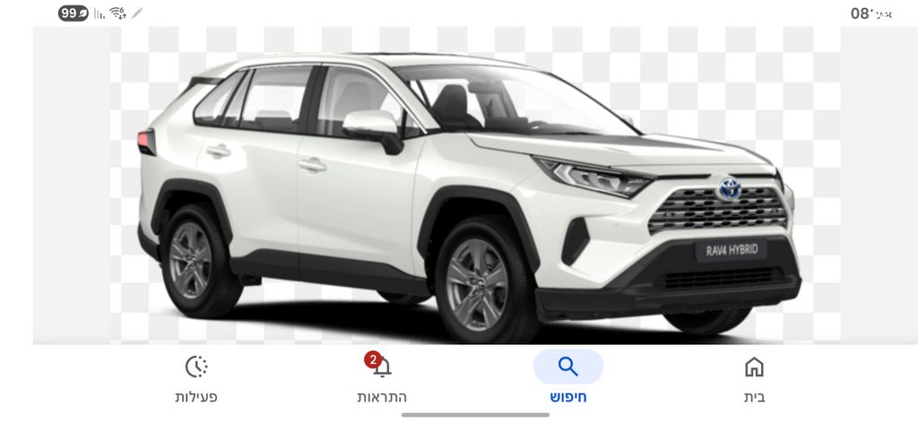 מודעת רכב טויוטה RAV4