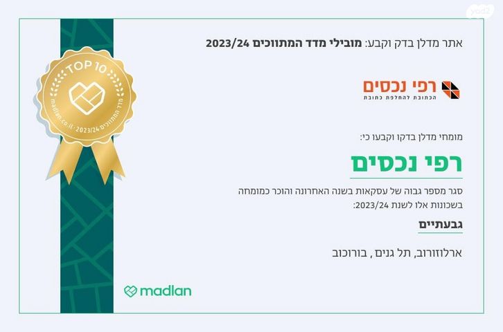 גג/ פנטהאוז, בורוכוב, גבעתיים