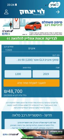 מודעת רכב סוזוקי איגניס