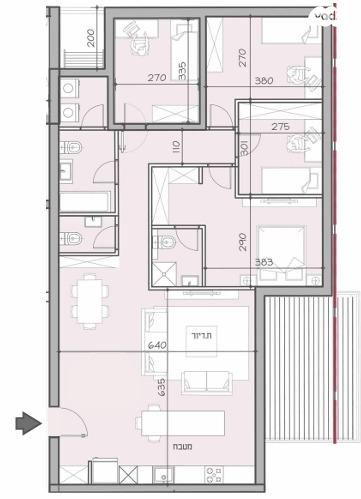 דירה, ההסתדרות 42, תל גנים, גבעתיים