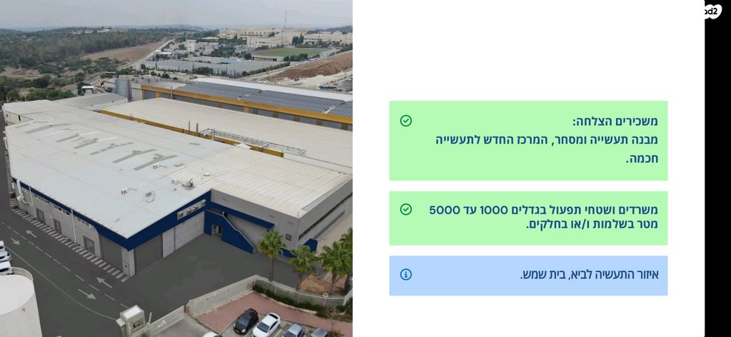 מבני תעשיה, ההכשרה 1, אזור תעשיה ברוש מערב, בית שמש