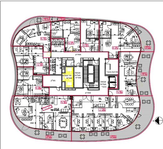 משרדים, אוסישקין, מרכז העיר דרום, נתניה