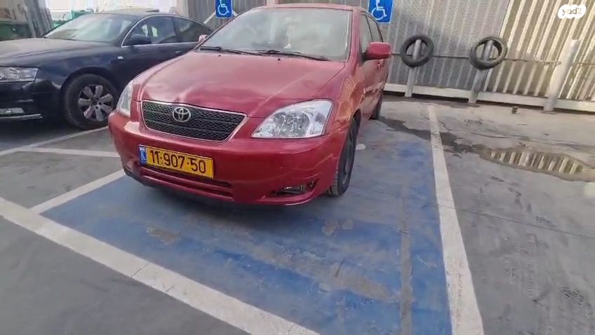 מודעת רכב טויוטה קורולה