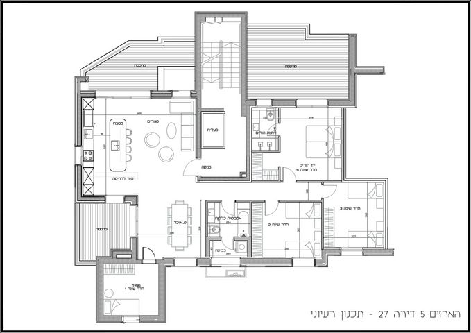 גג/ פנטהאוז, הארזים 5, בית הכרם, רמת בית הכרם, ירושלים
