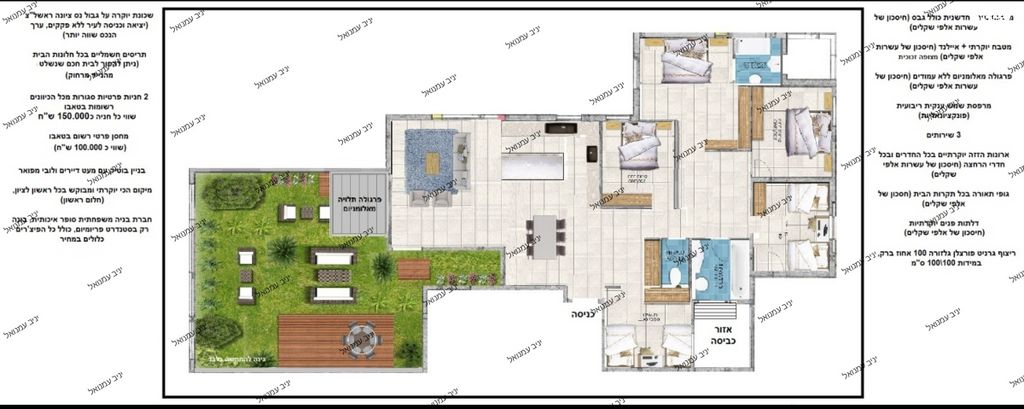 גג/ פנטהאוז, יובלים, האירוס, ראשון לציון