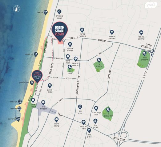 דירה, הרב הרצוג 8, צפון מערב מרכז העיר, נתניה