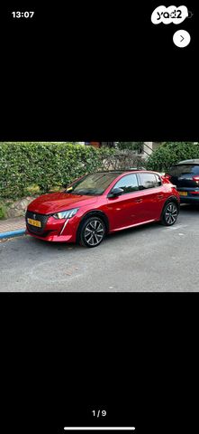 מודעת רכב פיג'ו 208