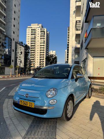 מודעת רכב פיאט 500