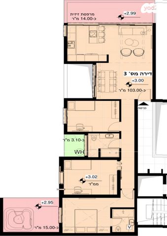 דירה, שדרות הציונות, כרמל צרפתי, חיפה