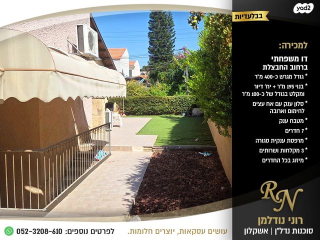 דו משפחתי, אפרידר, אשקלון