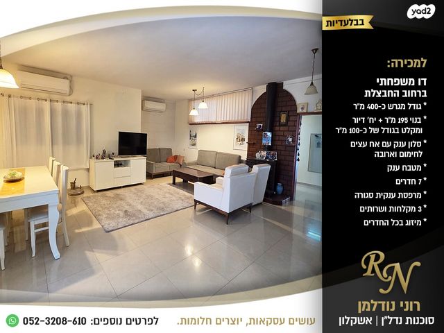 דו משפחתי, אפרידר, אשקלון