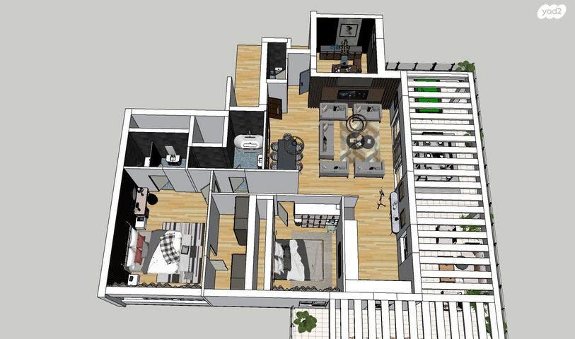 גג/ פנטהאוז, וינגייט 3, יד אליהו, תל אביב יפו