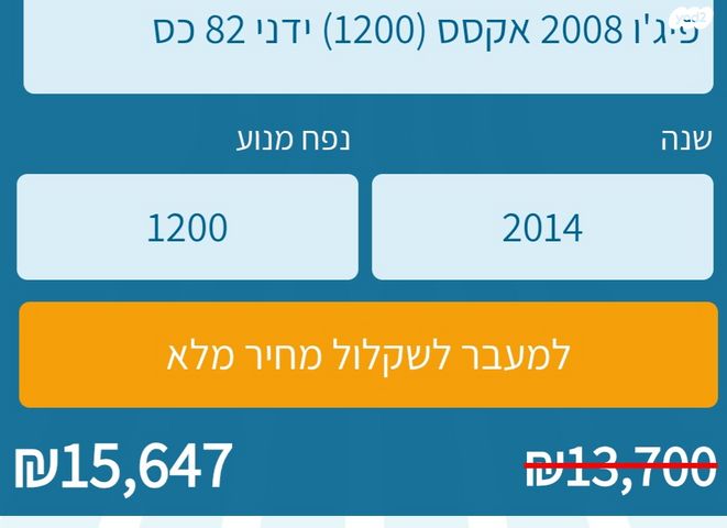 פיג'ו 2008