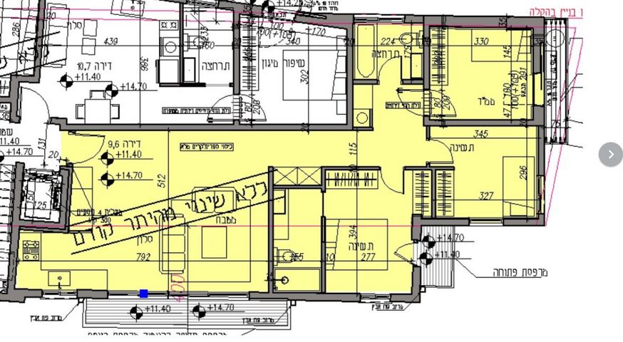 דירה, טרומפלדור, לב תל אביב, לב העיר צפון, תל אביב יפו