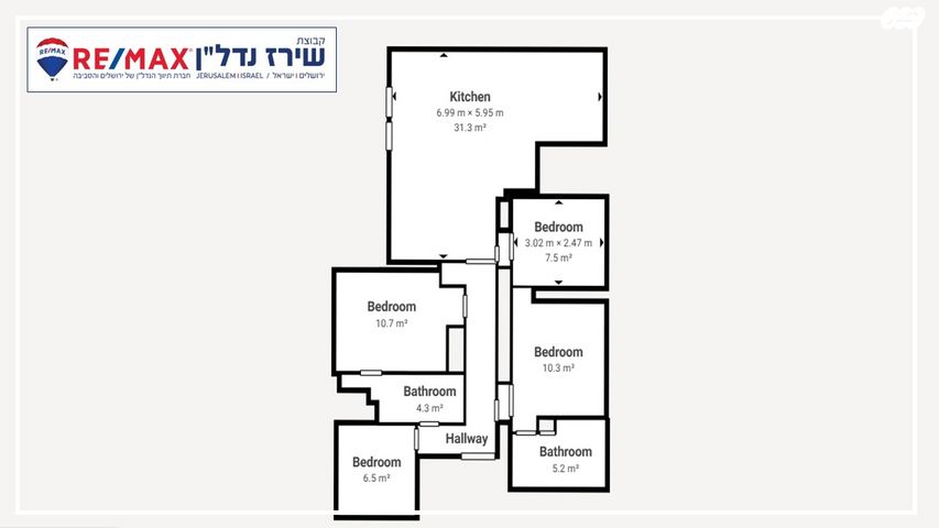 דירת גן, שדרות בן מיימון 37, רחביה, ירושלים