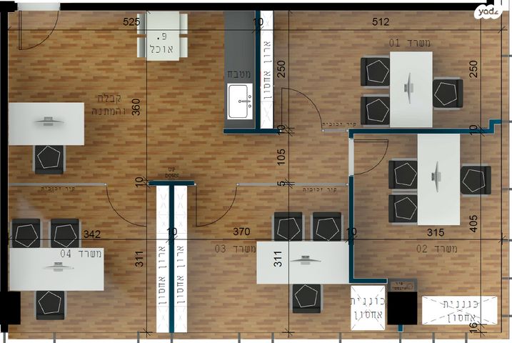 משרדים, שדרות יצחק שמיר 2, צריפין החדשה, באר יעקב