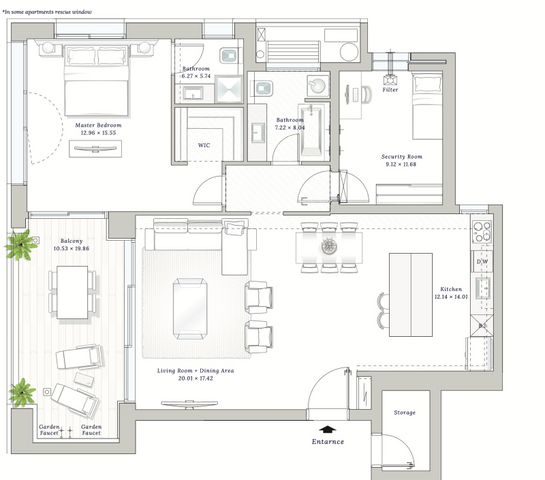 דירה, אהוד מנור 22, עיר ימים, נתניה