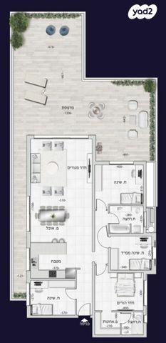 גג/ פנטהאוז, ארלוזורוב, מרכז העיר, קרית אתא