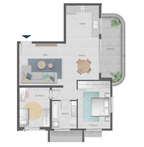 דירה, סירקין 24, שוק תלפיות, חיפה