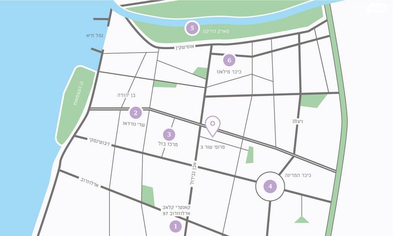 דירה, פרופ' שור 3, הצפון החדש - כיכר המדינה, תל אביב יפו