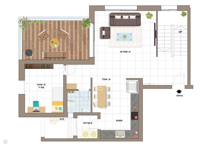 גג/ פנטהאוז, אליהו הנביא 46, פסגות אפק, ראש העין