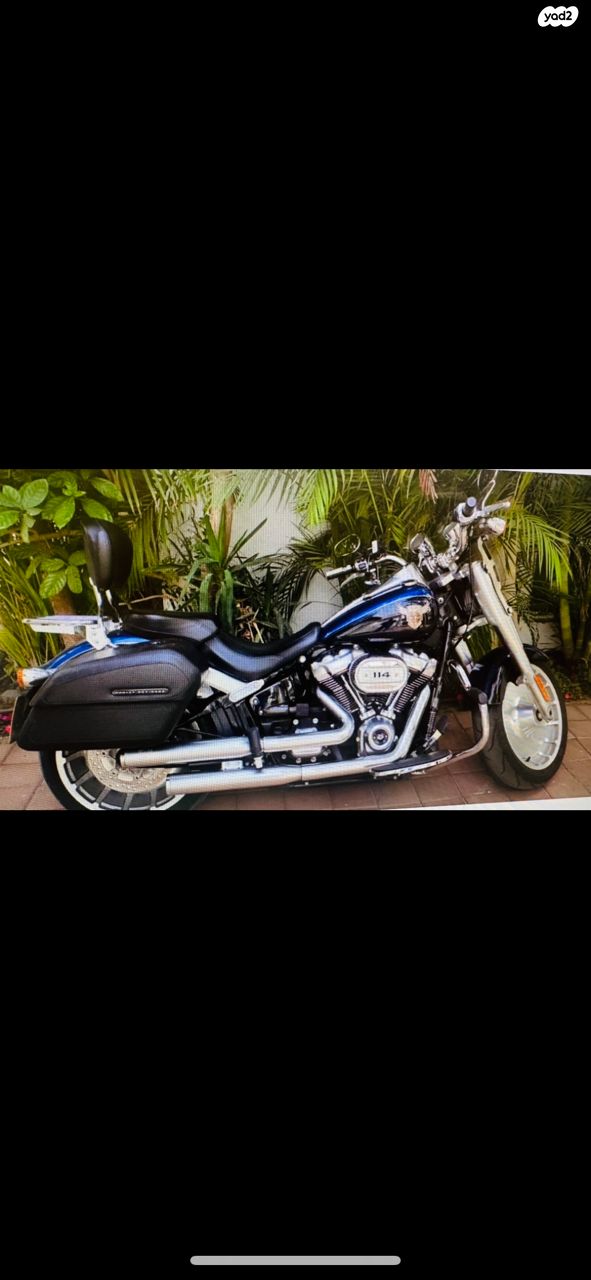 מודעת רכב הרלי דיווידסון פאט בוי 114 אניבורסרי V