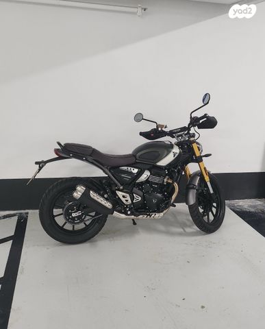 מודעת רכב טריומף Scrambler 400 X