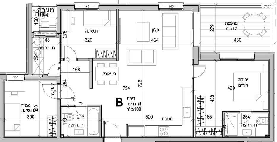דירה, יחיעם 10, הזיתים, חדרה