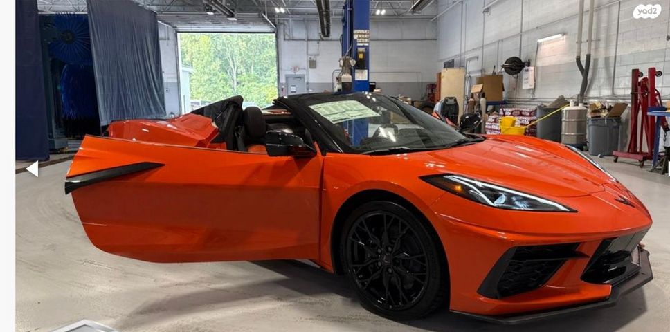 מודעת רכב שברולט קורבט