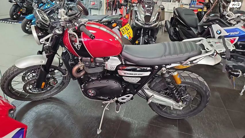 מודעת רכב טריומף Scrambler XC