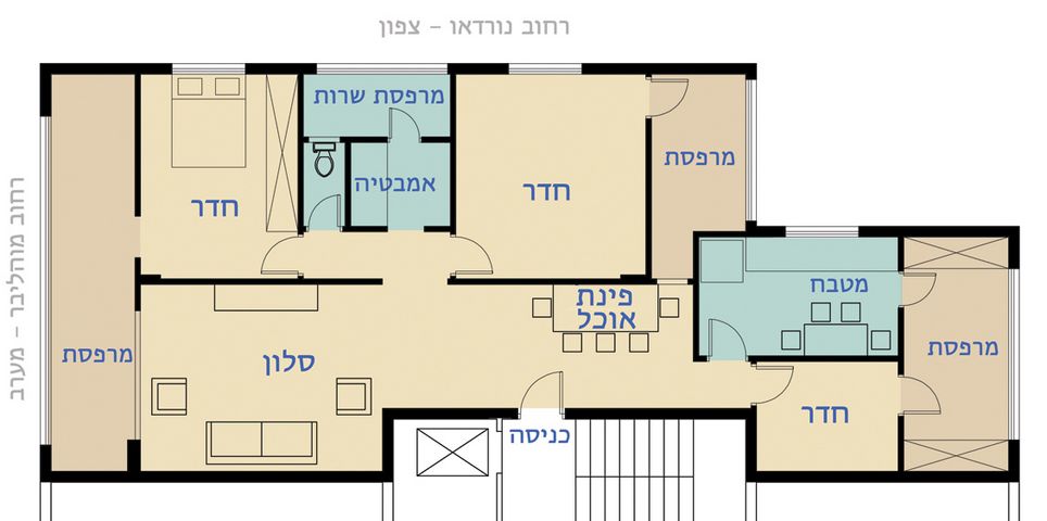 דירה, נורדאו 28, לב המושבה / מרכז העיר, פתח תקווה
