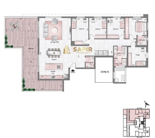 גג/ פנטהאוז, שכון עובדים, עפולה