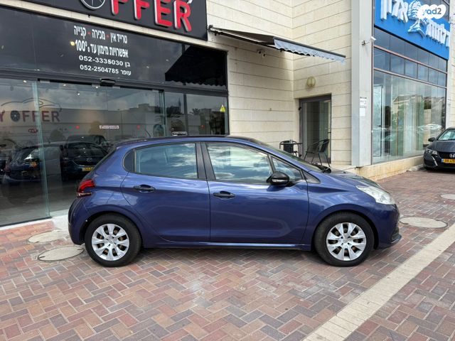 מודעת רכב פיג'ו 208