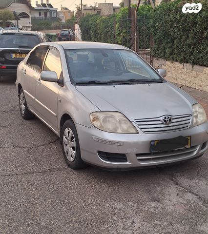 מודעת רכב טויוטה קורולה
