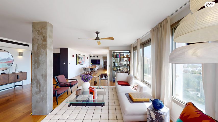 גג/ פנטהאוז, אביגדור סטימצקי, הגוש הגדול, רמת אביב החדשה, נופי ים, תל אביב יפו