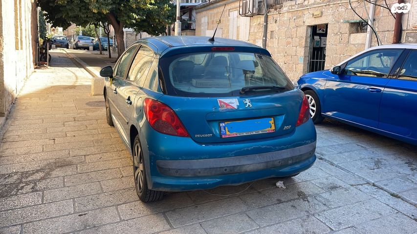 מודעת רכב פיג'ו 207
