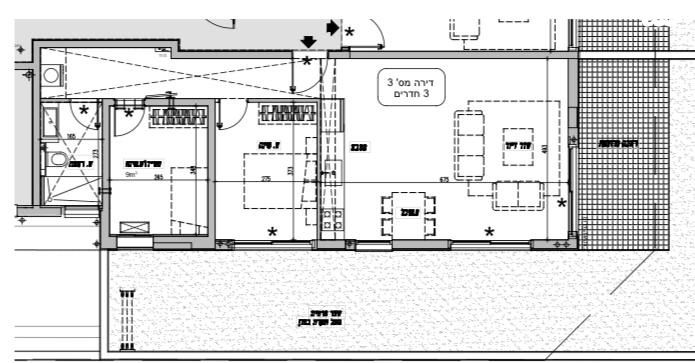 דירת גן, הלסינקי, הצפון החדש - כיכר המדינה, תל אביב יפו