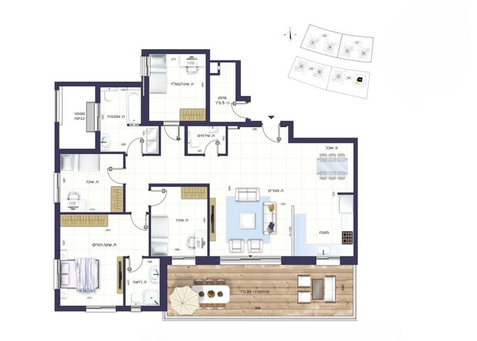 דירה, יעקב דורי 10, נאות שמיר, רמלה