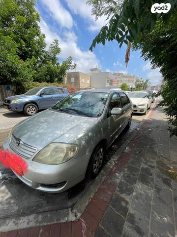 מודעת רכב טויוטה קורולה