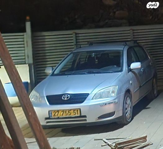 מודעת רכב טויוטה קורולה