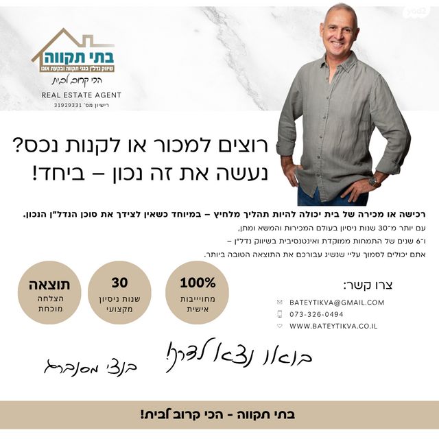 דירה, גבעת סביון, גני תקווה