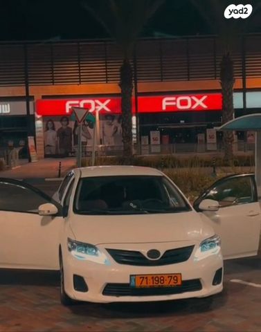 מודעת רכב טויוטה קורולה